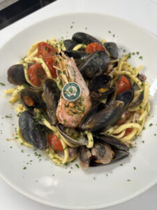 Ristorante di pesce a Arizzano